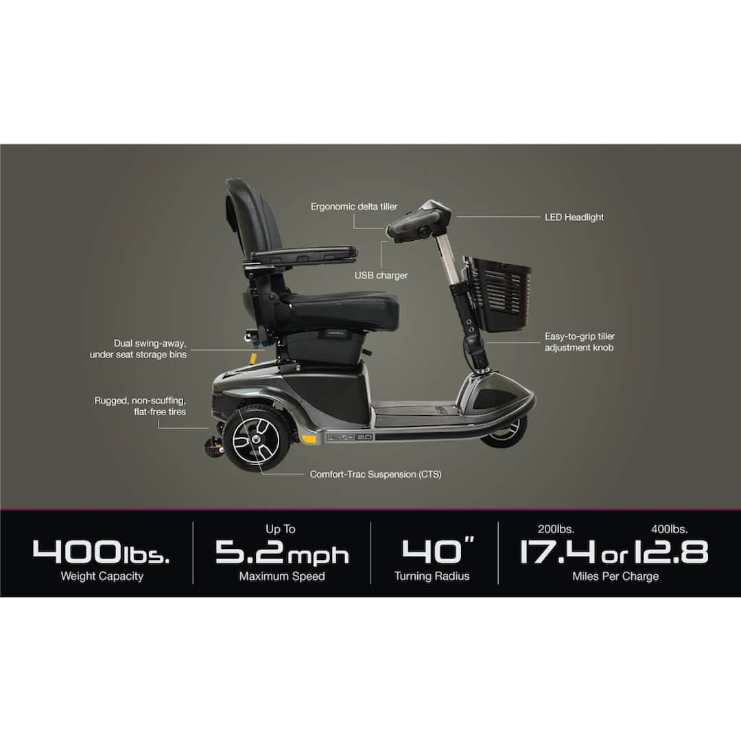 Revo 2.0 3Wheel Mobility Scooter You Can Home Medical