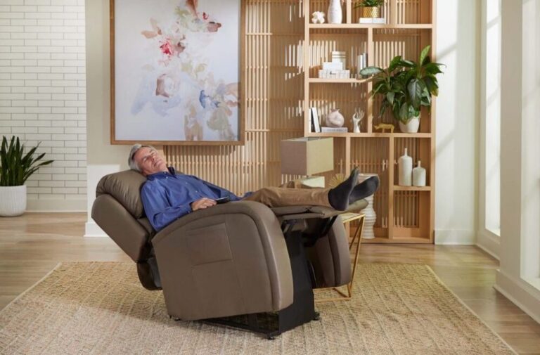 Lift Chair Rentals Rent A Recliner Lift Chair You Can   LIFESTYLE PR761 MLA SHIITAKE Man Sleeping REJUV 1024x731 2 Scaled 1 768x505 